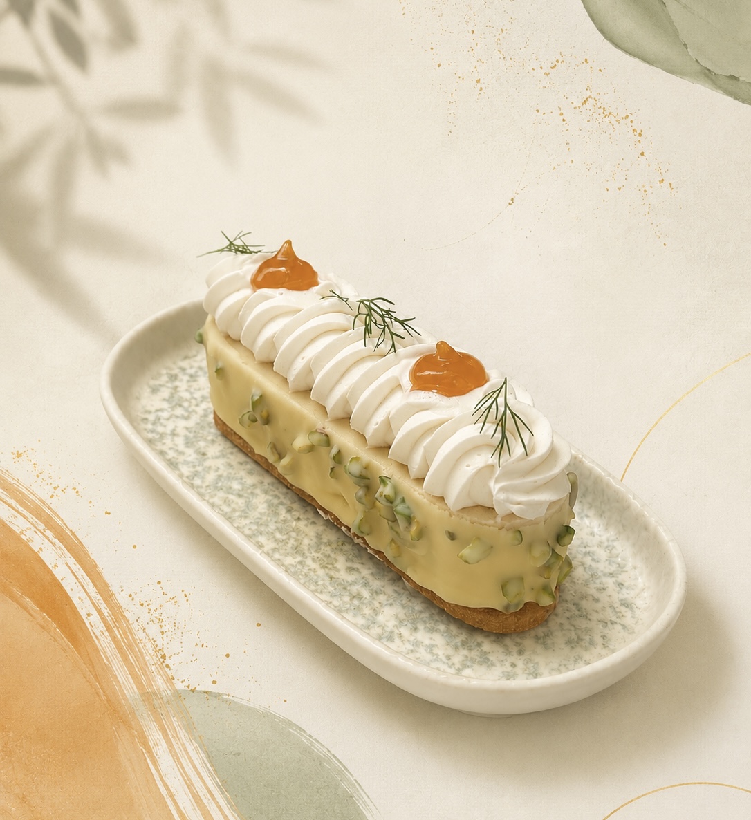 Mango Pistachio Pastry